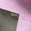 Pink with Bond Coat Fabric Lambs Wool Fake Sheep Fur